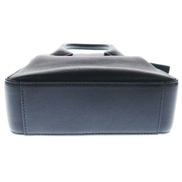 FERRAGAMO Logo Jacquard Shoulder Bag Tote Black - Picture 4 of 6